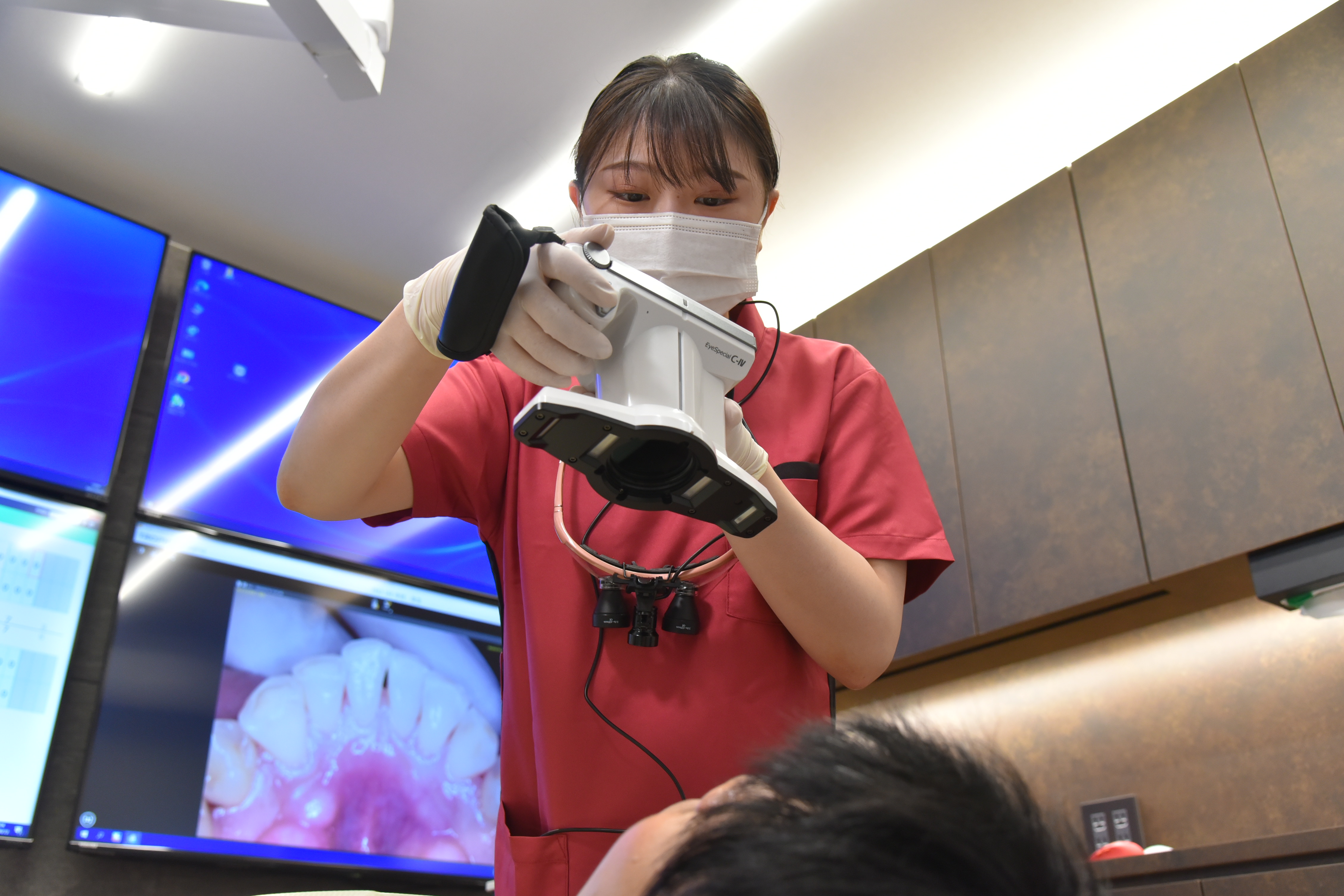 お口の写真撮影